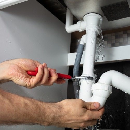 Leaking pipe repair is part of our plumbing services.